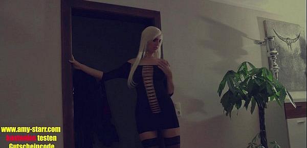 Blonde deutsche wird heftig in den Arsch gefickt